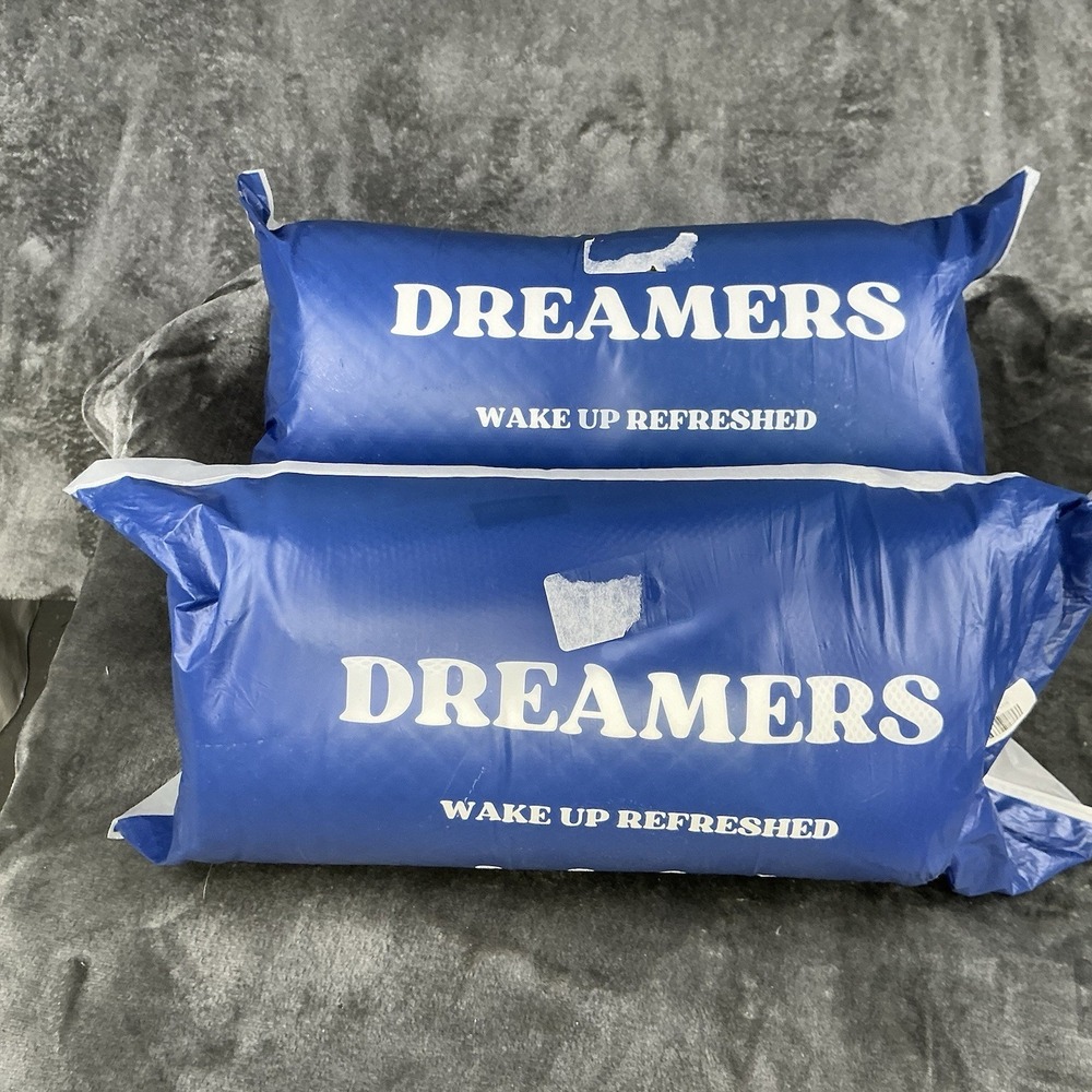 Dreamers Relief Pillow Ergonomic Cervical Neck Pillow Contoured Memory Foam NEW